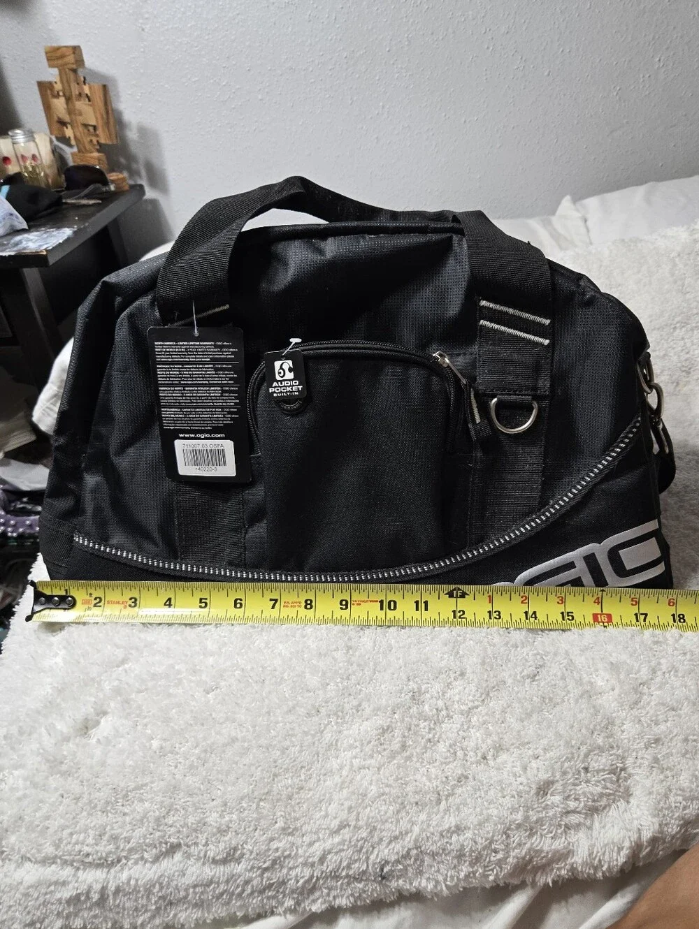 NWT OGIO HALF DOME BLACK DUFFEL CARRY ON Small